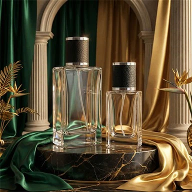 Pieni hajuvesipullo tyhjä